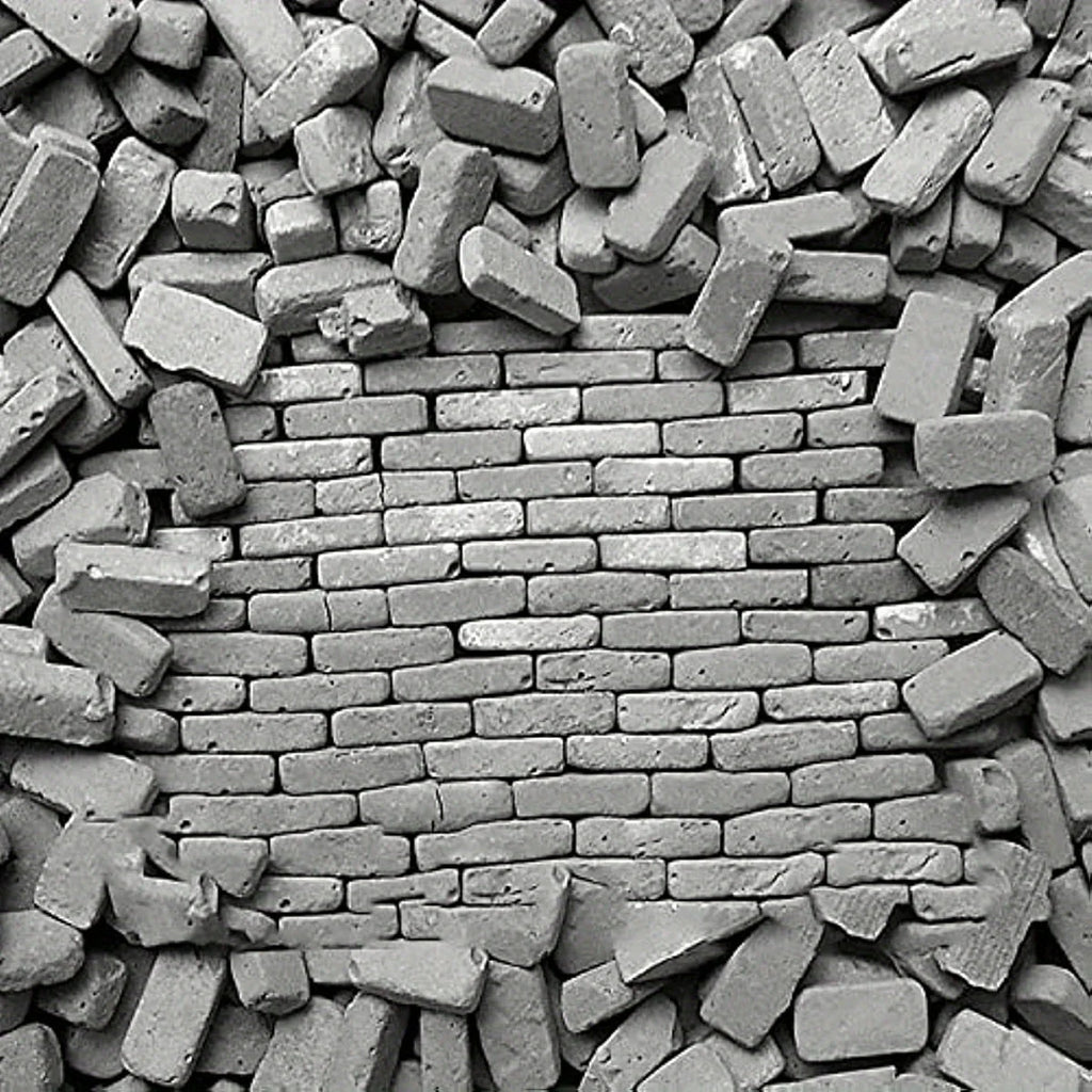1:35 Scale 150/200 Pieces Mini Bricks For Landscaping Miniature Bricks Brick Wall Small Bricks For Model Railway Scenery