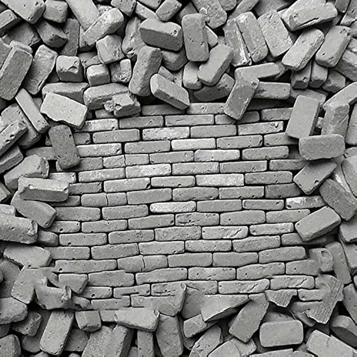 1:35 Scale 150/200 Pieces Mini Bricks For Landscaping Miniature Bricks Brick Wall Small Bricks For Model Railway Scenery