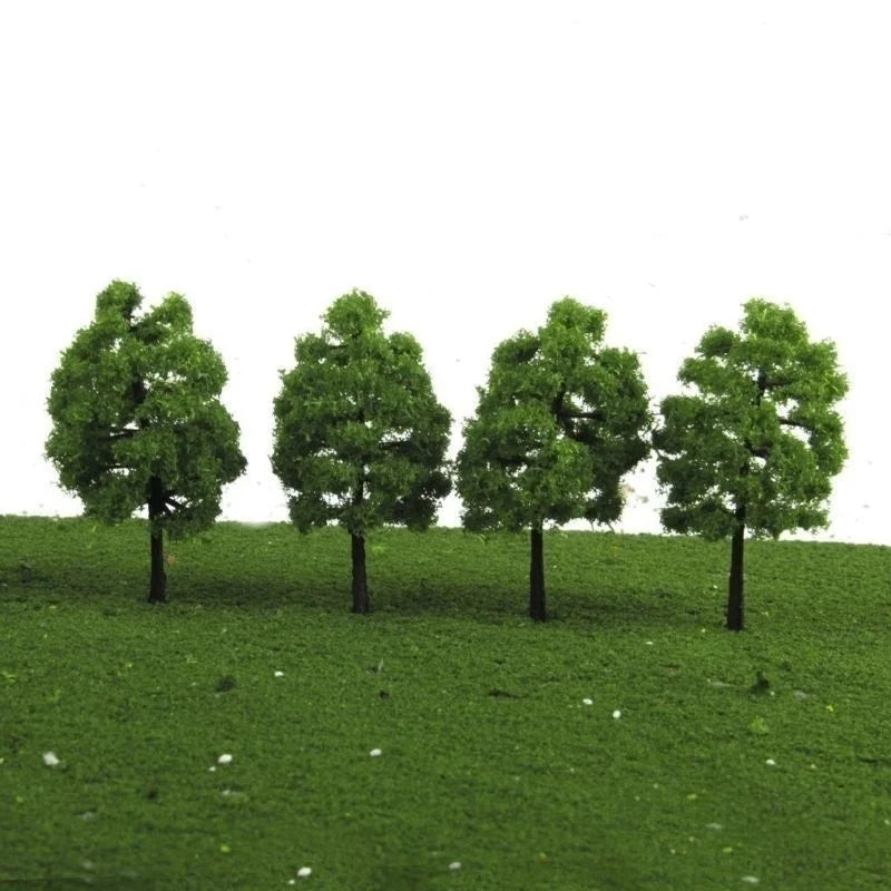 20/40Pcs Green Model Trees. Model Train Railroad Scenery Landscapes.