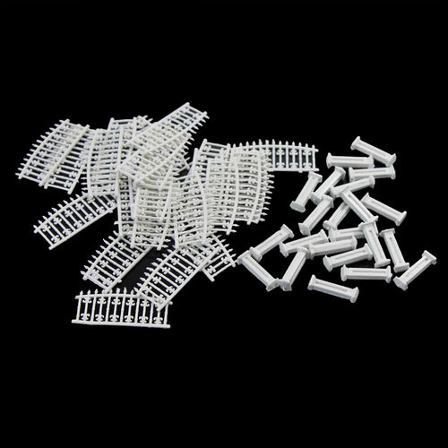 1 Meter Model Railway N Z Scale 1:160 Building Fence Wall White Architectural