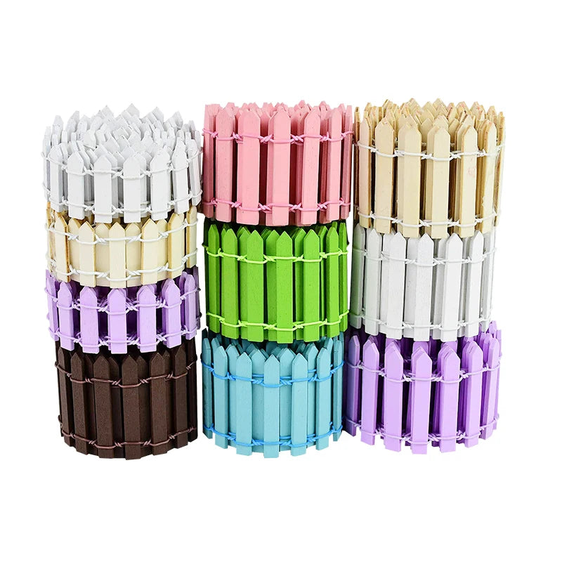 3/5cm*100cm Mini Fence Barrier DIY Model Railway Scenery