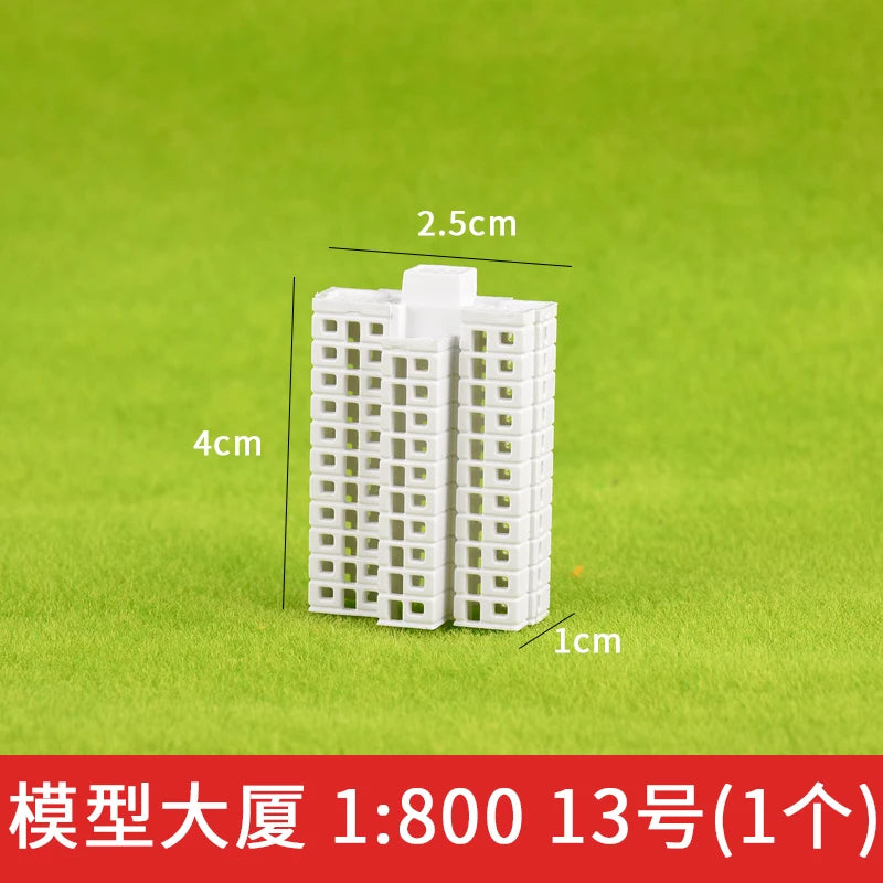 1:500 1:800 Scale Diy Building Model City Architecture for Model Railway Scenery