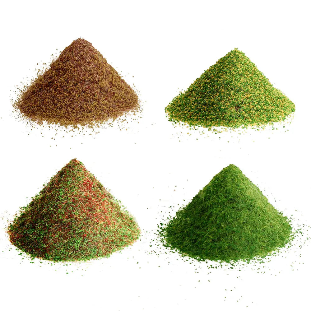 Static Grass Model Terrain Simulation Ground Powder Foliage for Railway Train Wargame Landscape Scenery Diorama Accessories 30G