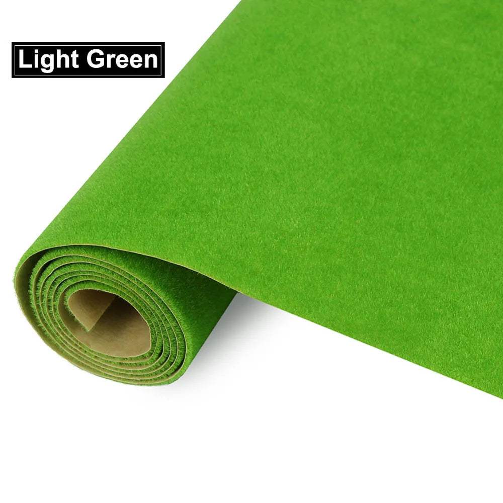 HO/N scale 0.4m X 1m Grass Mat Model Green Artificial Lawns Turf Carpets for Model Railway Scenery Train Layout
