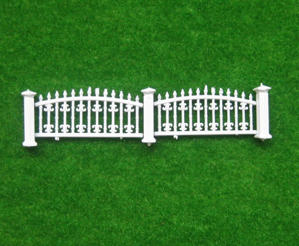 1 Meter Model Railway N Z Scale 1:160 Building Fence Wall White Architectural