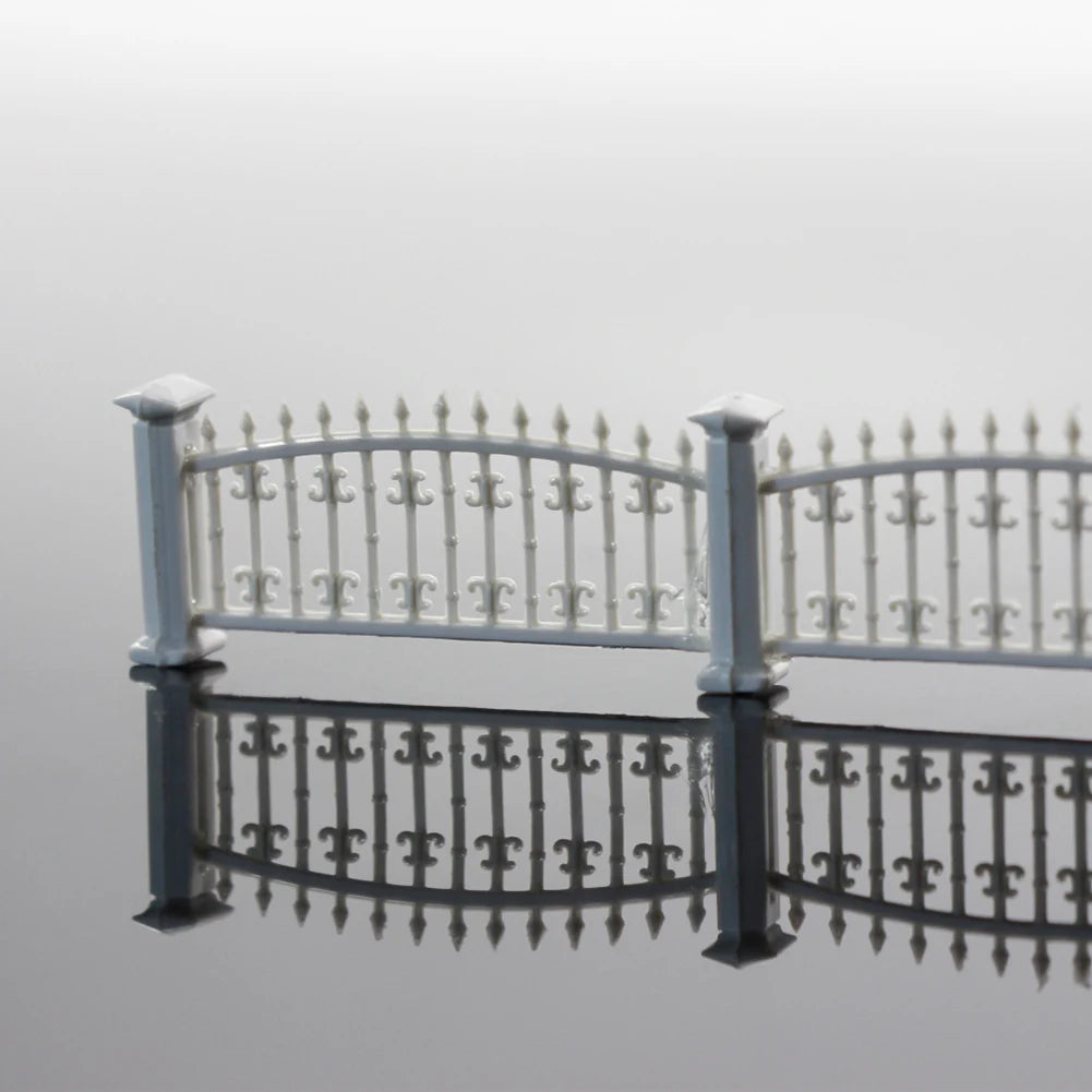 1 Meter Model Railway N Z Scale 1:160 Building Fence Wall White Architectural