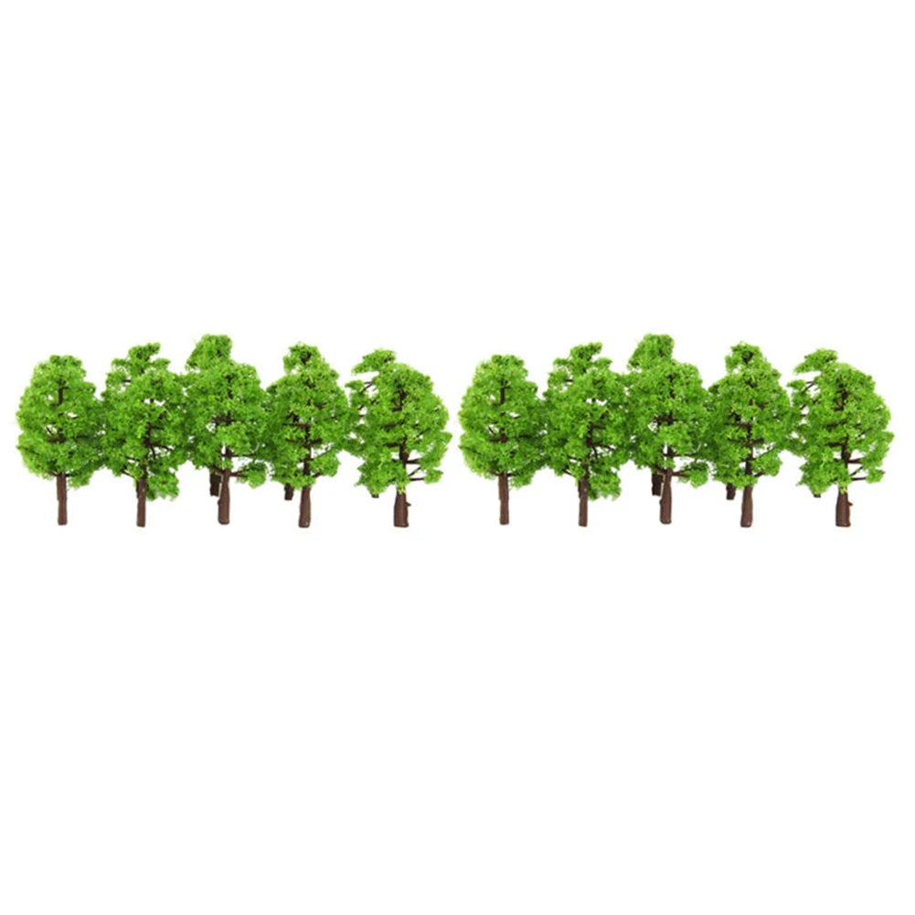 30pcs 3.5cm Model Trees. Model Railway/Train Layout Scenery. Miniature detail.