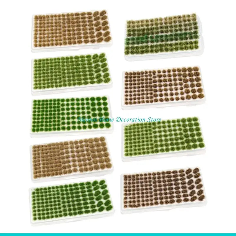 Realistic Scenery Grass Tufts Model for Train Layouts. Hobbies Enthusiasts