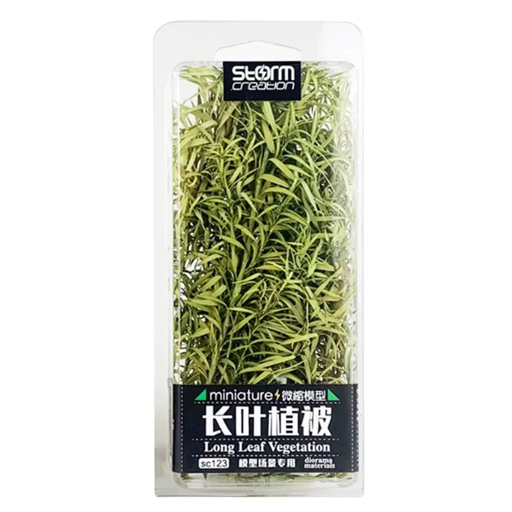Long Leaf Grass Cluster. Model Railway Scenery Micro Landscape DIY Accessories