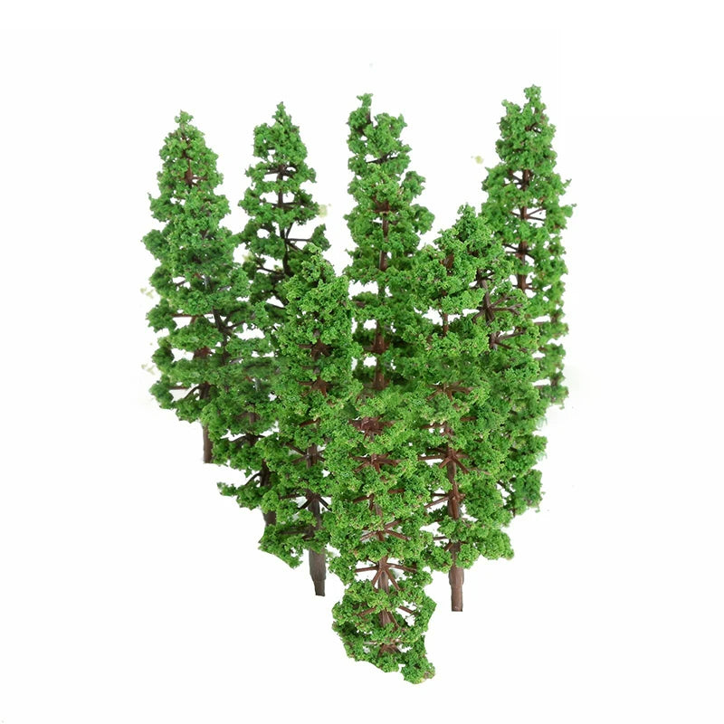 10 Pack Pine Trees Model High Simulation Effect And Durable