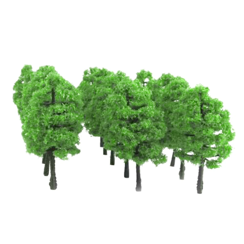 20Pcs Model Trees. Train Railroad Park Scenery Hight 3.5cm Model Railway/Train Layout Scenery. Miniature detail.
