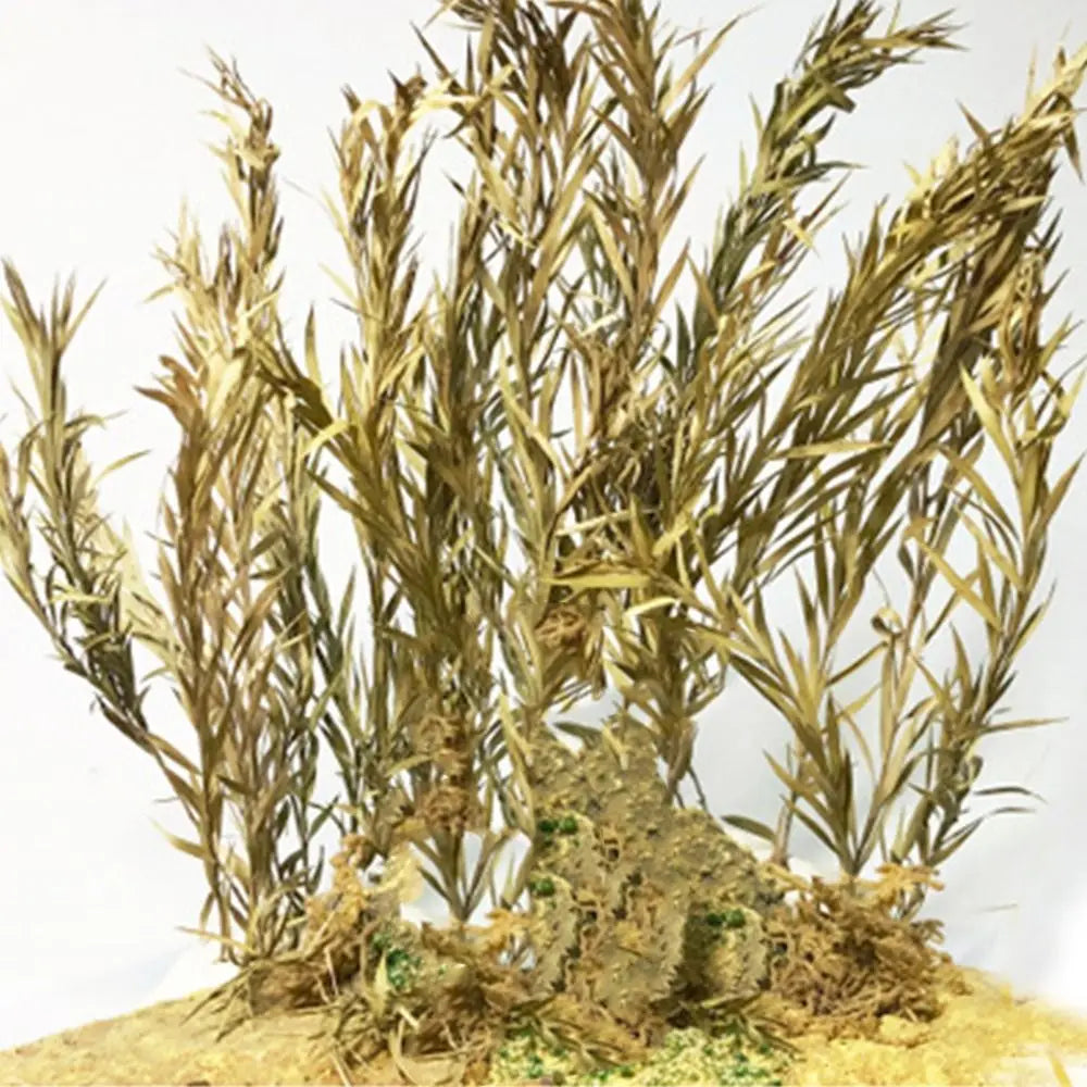 1 Box Vegetation Long Leaf Grass Cluster Miniature Reed Scene Model Micro Landscape DIY Accessories Railway Scenery