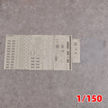Architectural Model Railway station platform. n scale model kit 1/150