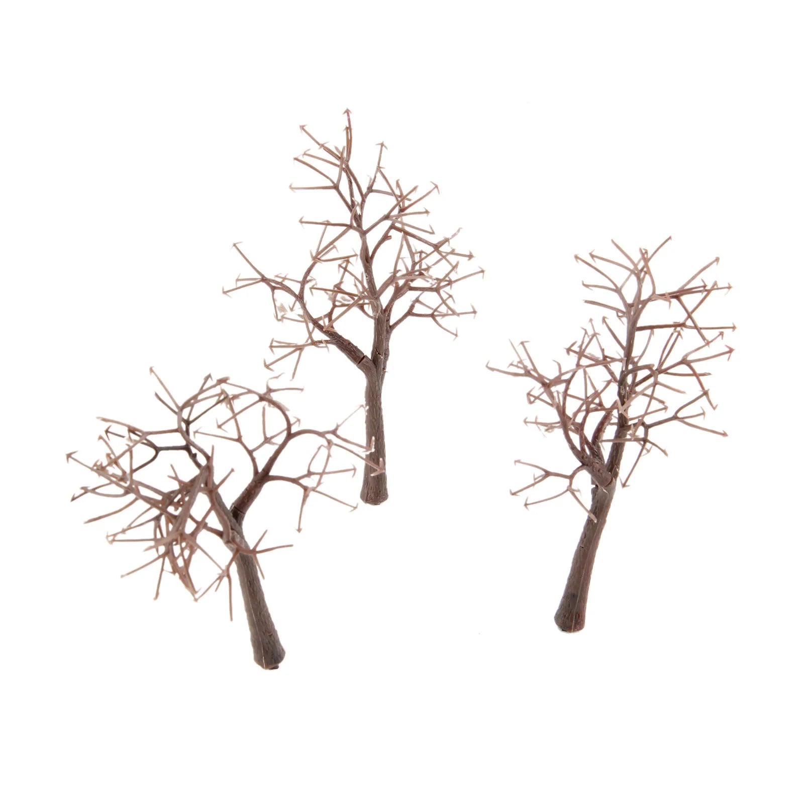 10 pcs 12cm Bare Trunk Tree. Model Railway/Train Layout Scenery. Miniature detail. HO OO Scale Train Building Garden Park Winter Scene Layout