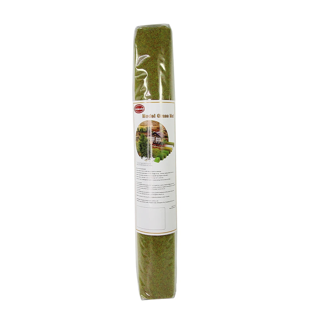 HO/N scale 0.4m X 1m Grass Mat Model Green Artificial Lawns Turf Carpets for Model Railway Scenery Train Layout