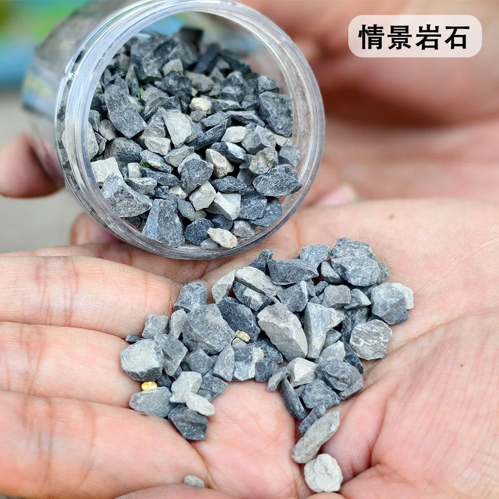 Model Railway Stones, Gravel Ballast For HO N O Scale Model Making  Landscape