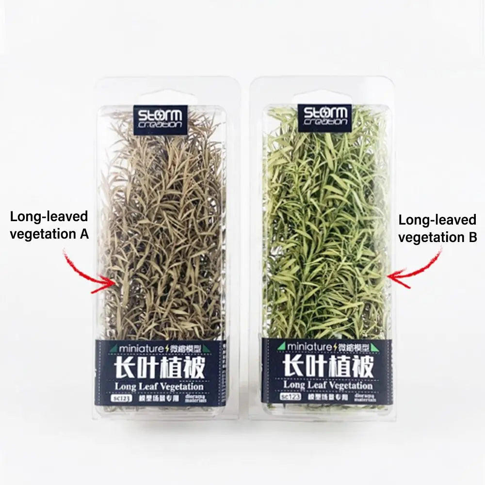 Model Railway Landscape DIY Accessories 1 Box Sand Table Vegetation Long Leaf Grass Cluster Miniature Reed