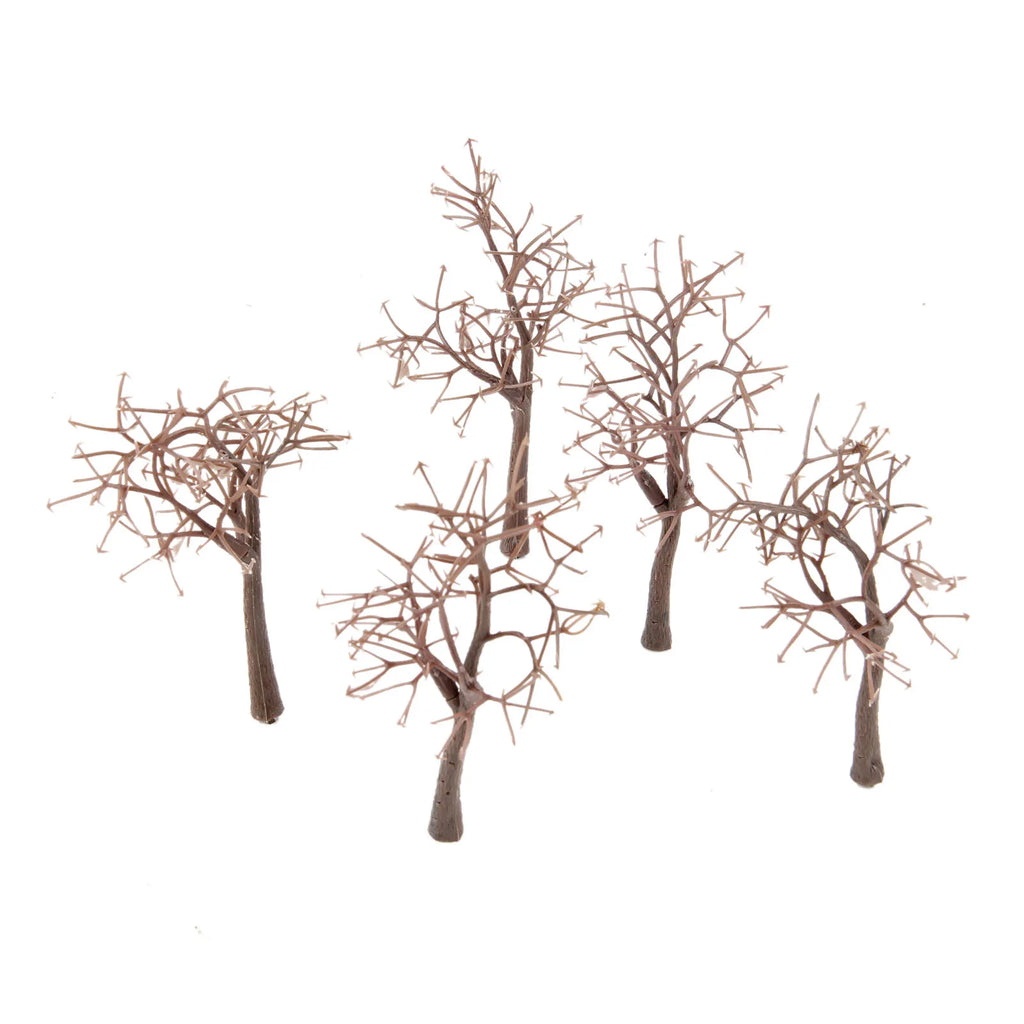 10 pcs 12cm Bare Trunk Tree. Model Railway/Train Layout Scenery. Miniature detail. HO OO Scale Train Building Garden Park Winter Scene Layout