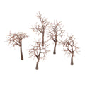 10 pcs 12cm Bare Trunk Tree. Model Railway/Train Layout Scenery. Miniature detail. HO OO Scale Train Building Garden Park Winter Scene Layout