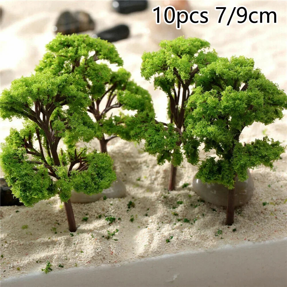 10 Trees For Model Train Garden Landscaping Architectural Scenery