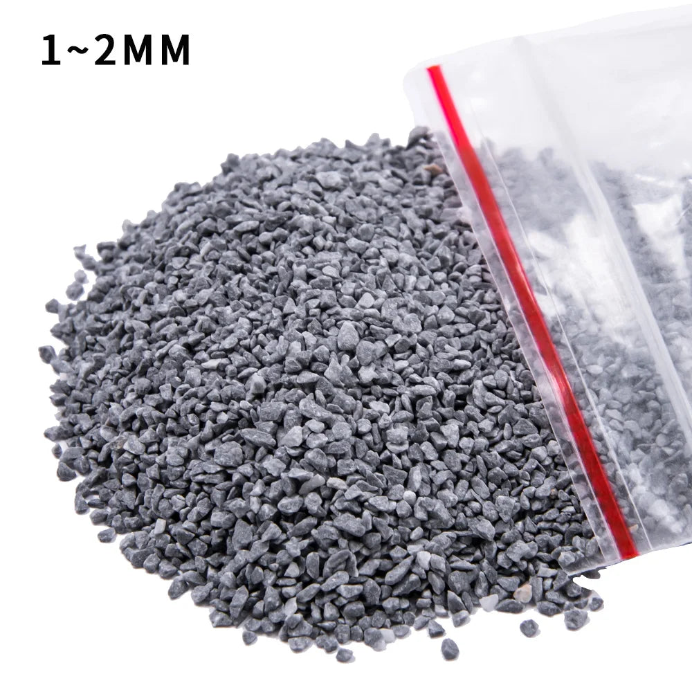 100G/bag 0.5-3Mm Train Track Crushed Stone. Model Making Micro Roadbed Materials