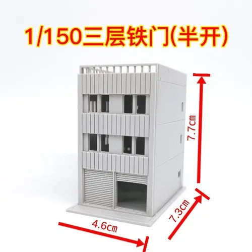 1/150 Scale Building City Street. Model Railway Layout Scene