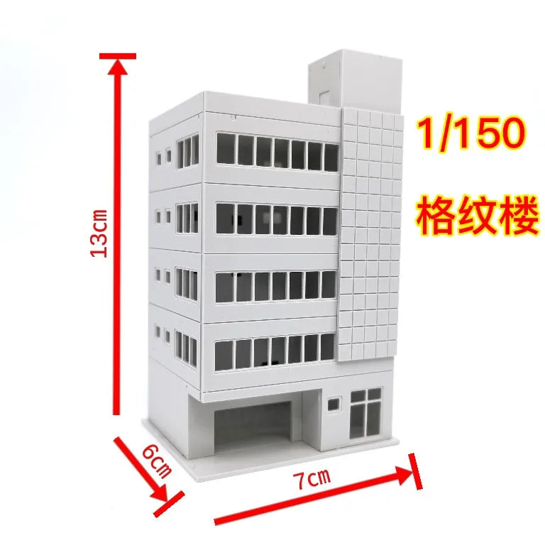 1/150 Scale Building City Street. Model Railway Layout Scene