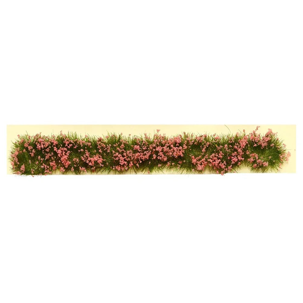 Miniature Flowers Grass Tufts Model For HO Train Railway Building Garden Scene Model Railway/Train Layout Scenery. Miniature detail.