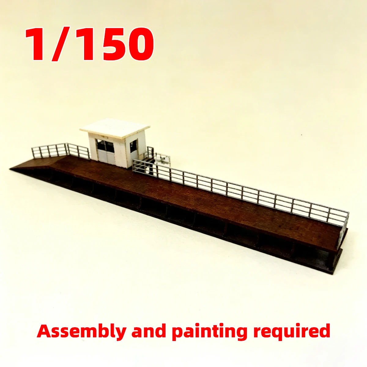 Architectural Model Railway station platform. n scale model kit 1/150