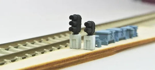 1/87 Signal Light Railroad Turnout Station Model Train Accessories