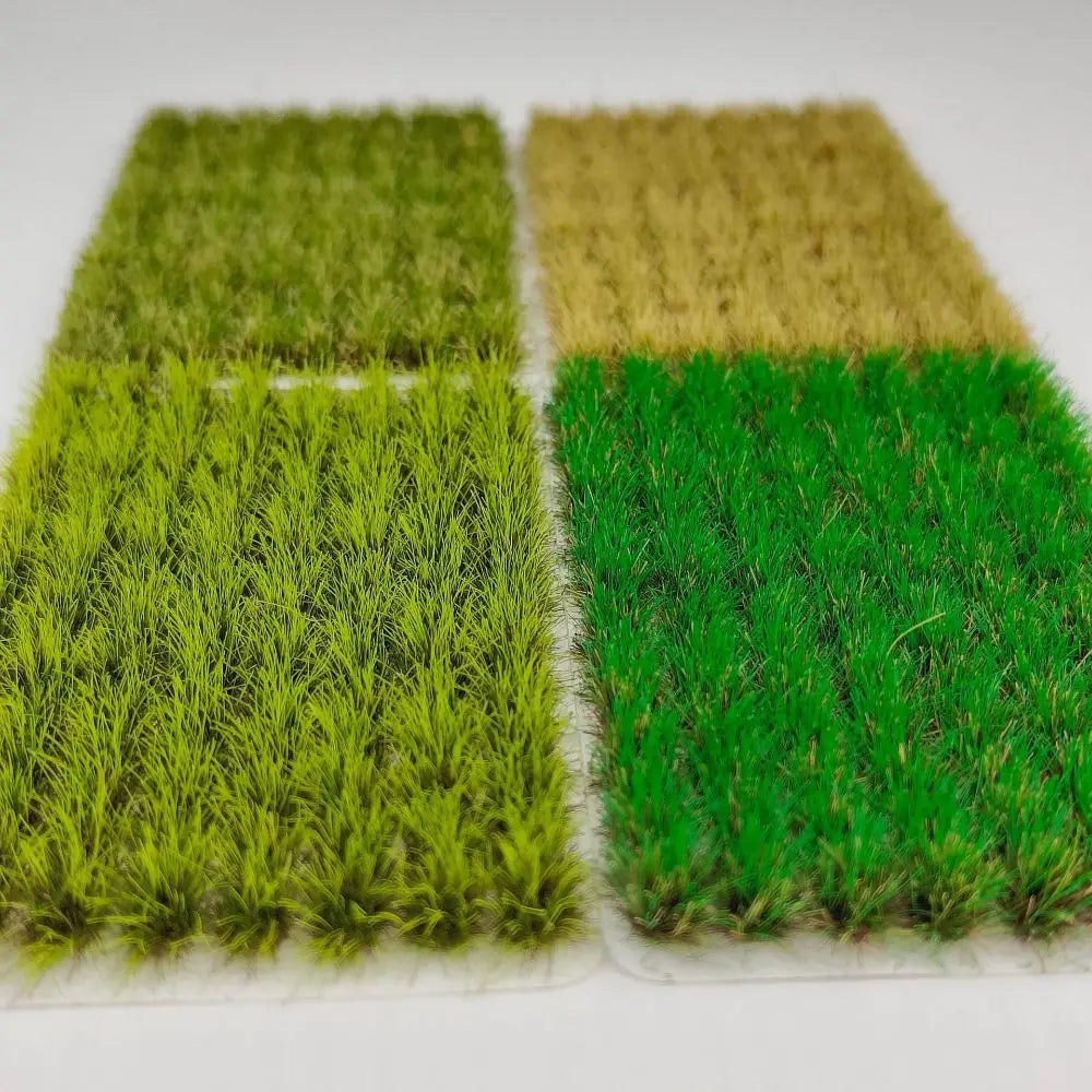 120PCS Multicolor Grass Tufts Self-Adhesive 8mm Height Miniature Flower Grass Model Modeling Materials Scenery Model