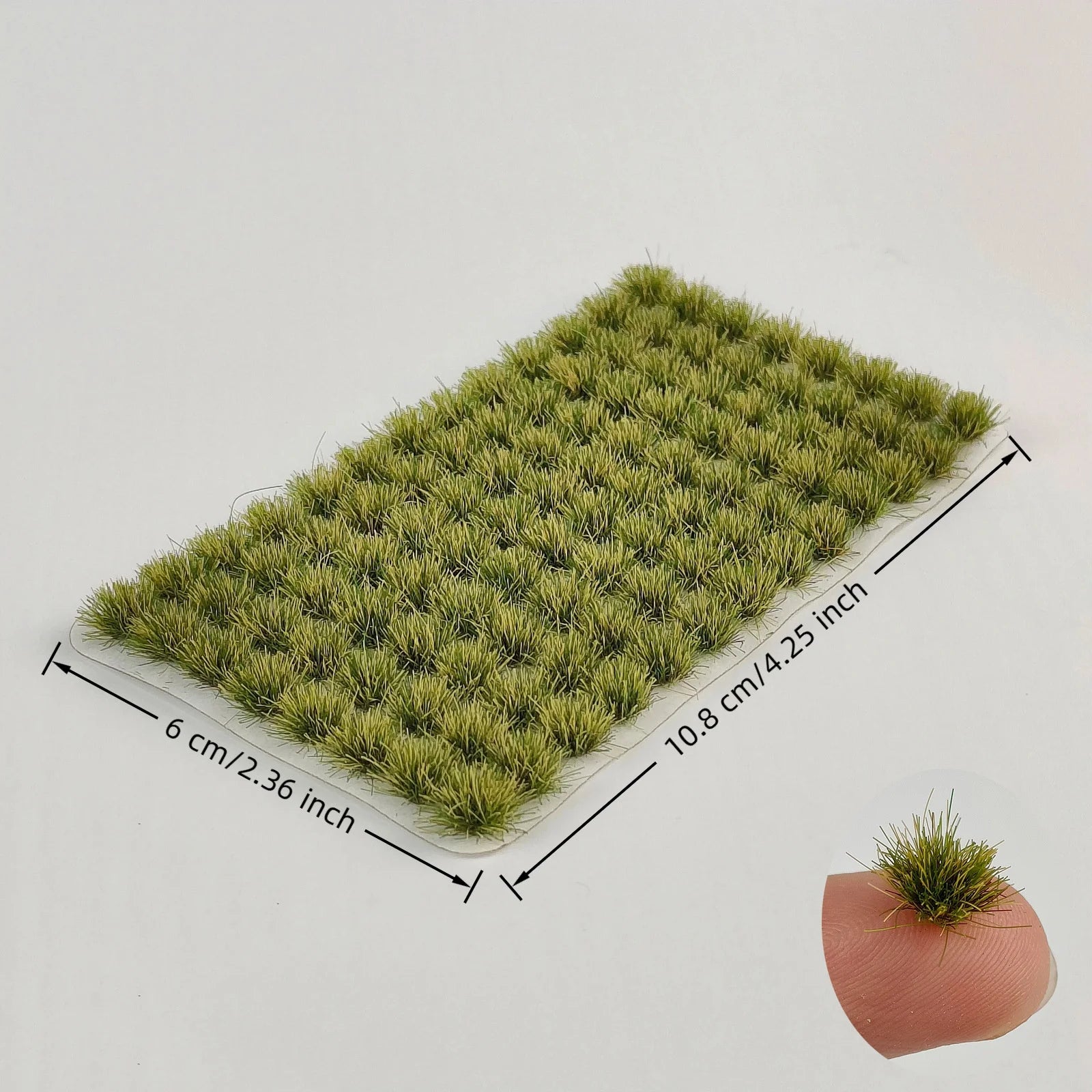 104pcs Static Grass Tufts Model Scenery Kit Miniature Shrubs Bushes for Train Landscape Diorama Terrain Scenic Grass Tuft