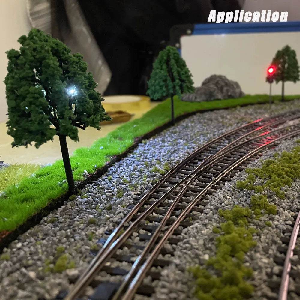 50G Miniature Railway Ballast 0.5mm-3mm Railroad Track Stone for Scale HO N OO Model Making