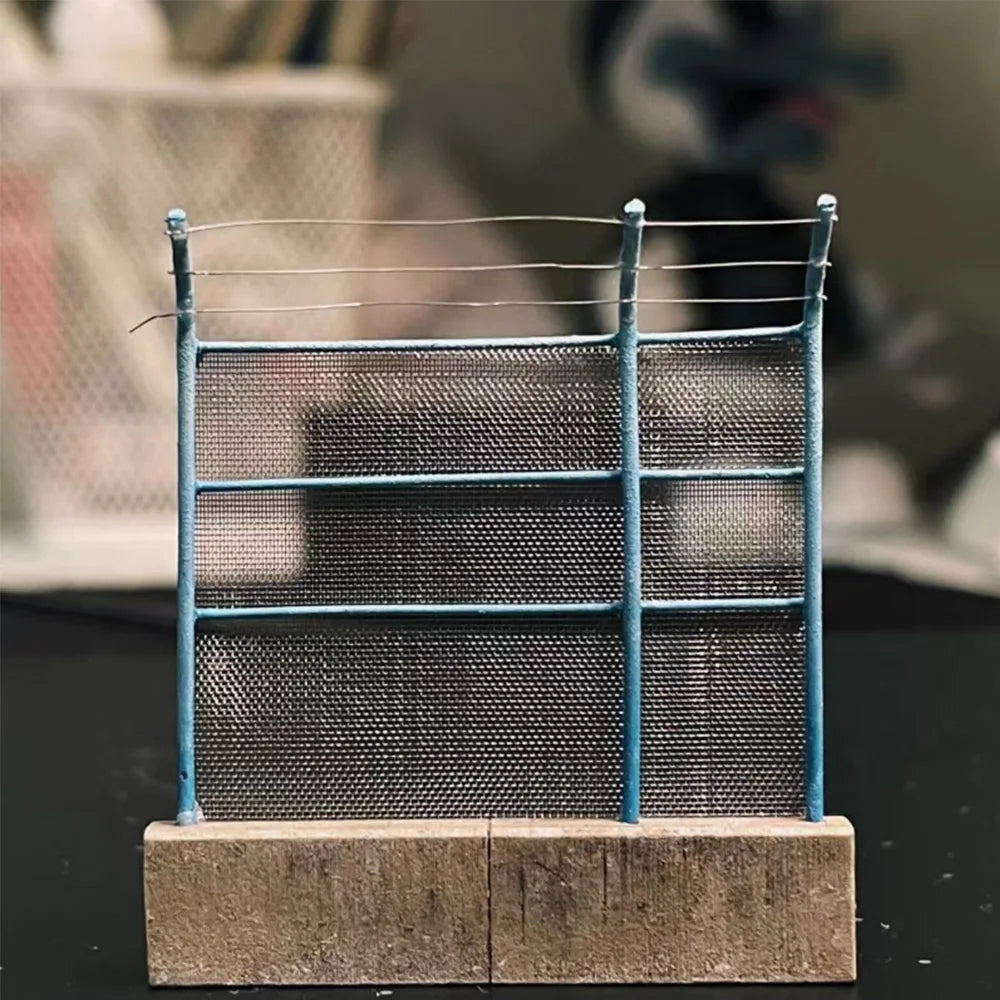 10PCS Miniature Fence Net Model Railway Scenery 5cm