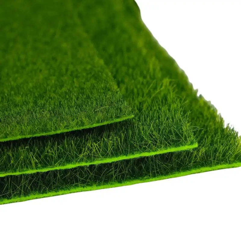 15/30cm Square Grass Mat 3/5/8mm Thick Artificial Lawn Carpet 1/2PCS