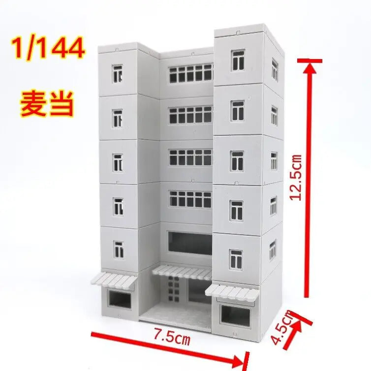 1/150 Scale Building City Street. Model Railway Layout Scene