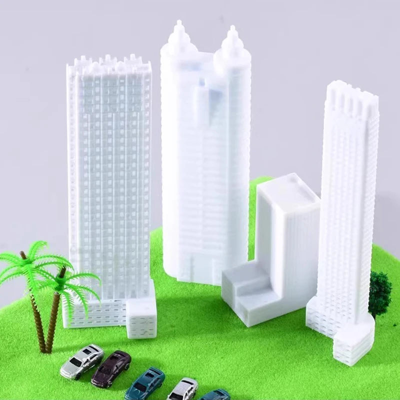 1:500 1:800 Scale Diy Building Model City Architecture for Model Railway Scenery