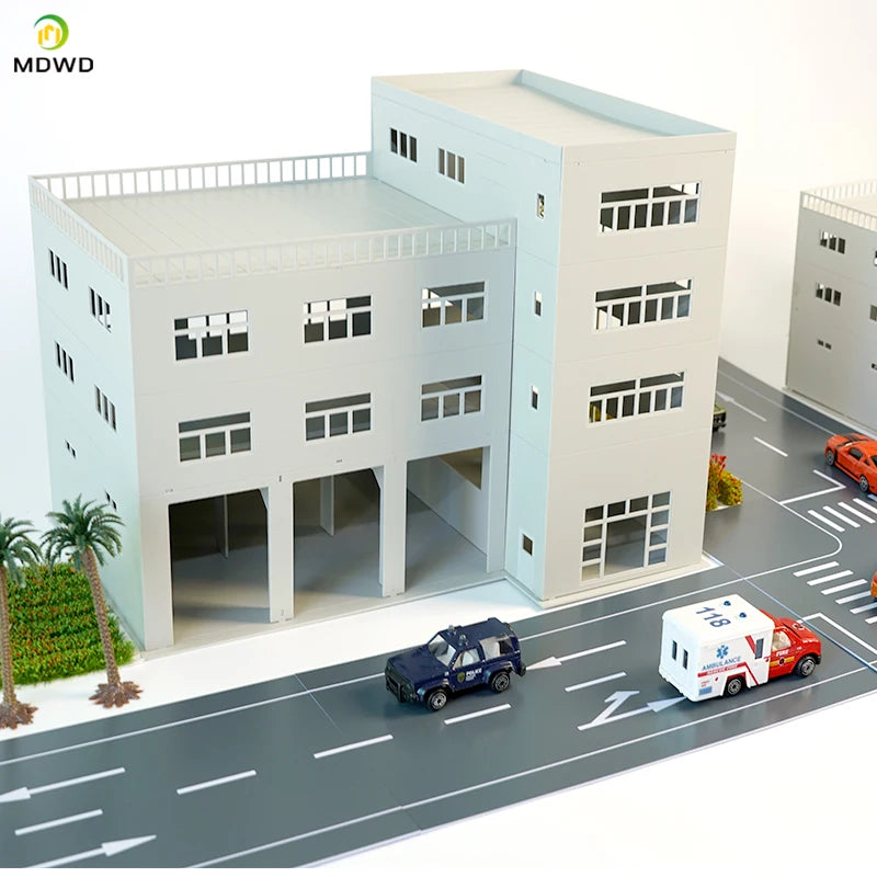 Small and Short House Model Building Model Railway Scenery 1/150 1/144 1/100 1/87 1/64