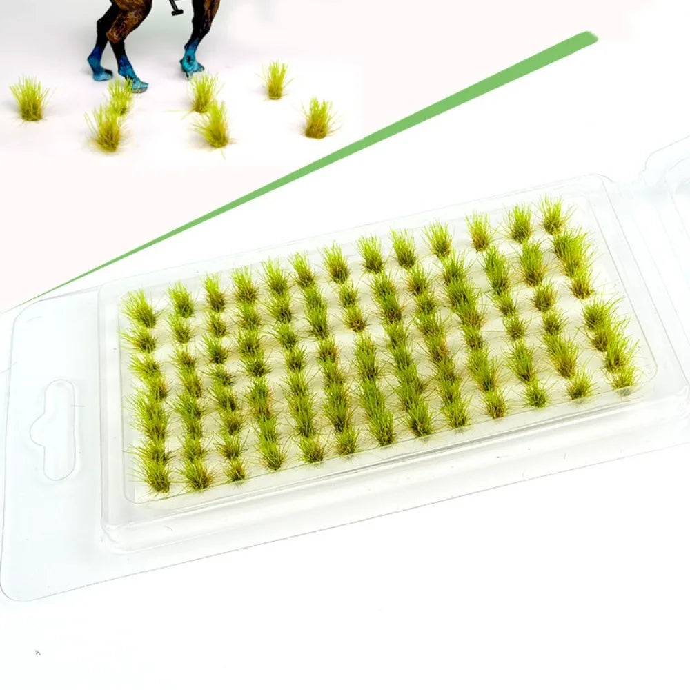 Static Scenery Grass Tuft Model Miniature Shrubs Terrain Model Kit Miniature Grass Cluster Simulation 5mm/8mm Static Grass Tuft