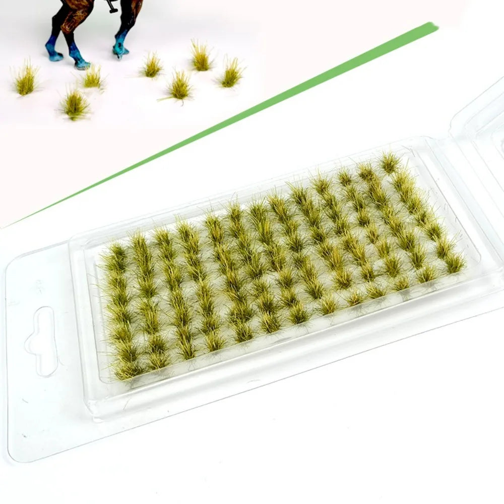 Static Scenery Grass Tuft Model Miniature Shrubs Terrain Model Kit Miniature Grass Cluster Simulation 5mm/8mm Static Grass Tuft