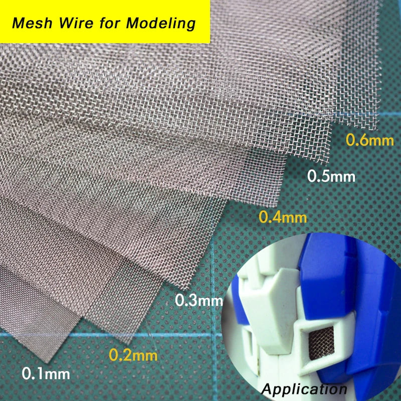 10*10cm Metal Wire Mesh Fence Model Model Making Materials Architecture Building Kits