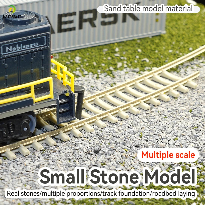 50G Railway Stones for HO N G O Scale Model Train Railways Landscape Layout