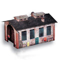 Scale 1:87/64/72/100 Miniature Building Assembly Model Paper Materials Handmade House Diorama Kits