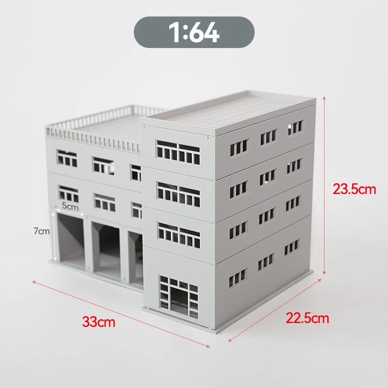 Small and Short House Model Building Model Railway Scenery 1/150 1/144 1/100 1/87 1/64