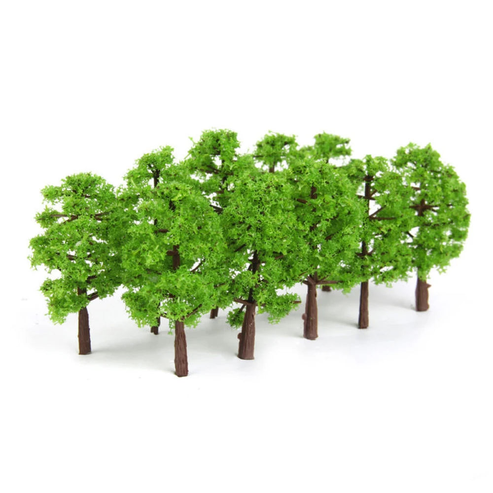 30pcs 3.5cm Model Trees. Model Railway/Train Layout Scenery. Miniature detail.
