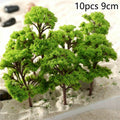 10Pcs 7cm Trees Model Train Landscape Park Scenery