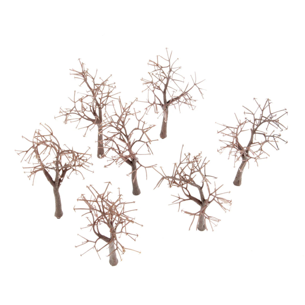 10 pcs 12cm Bare Trunk Tree. Model Railway/Train Layout Scenery. Miniature detail. HO OO Scale Train Building Garden Park Winter Scene Layout