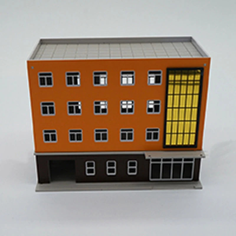 N Scale Railway Scenery Kit - Miniature Hotel Building DIY Model. Model Railway/Train Layout Scenery. Miniature detail.