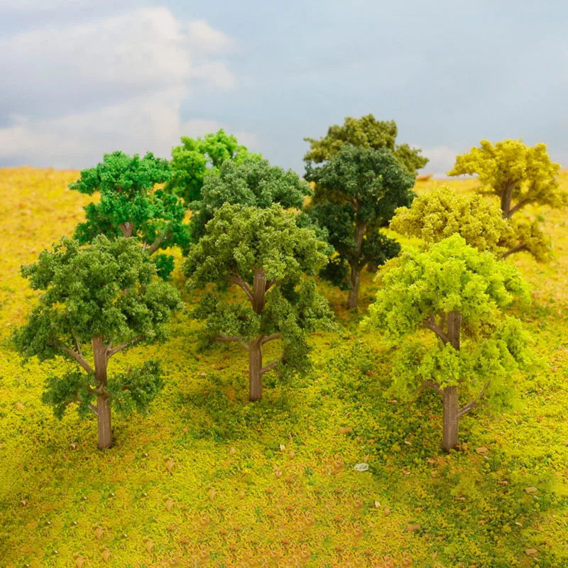 10pcs 5.5CM Trees for Model Train Railroad Layout Scenery