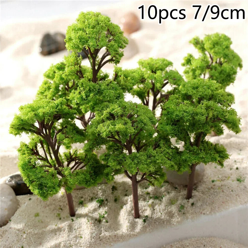 10 Trees For Model Train Garden Landscaping Architectural Scenery